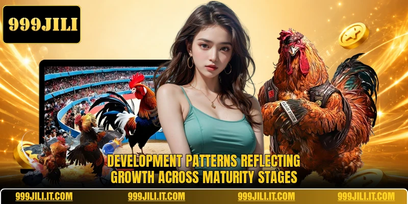 Development patterns reflecting growth across maturity stages