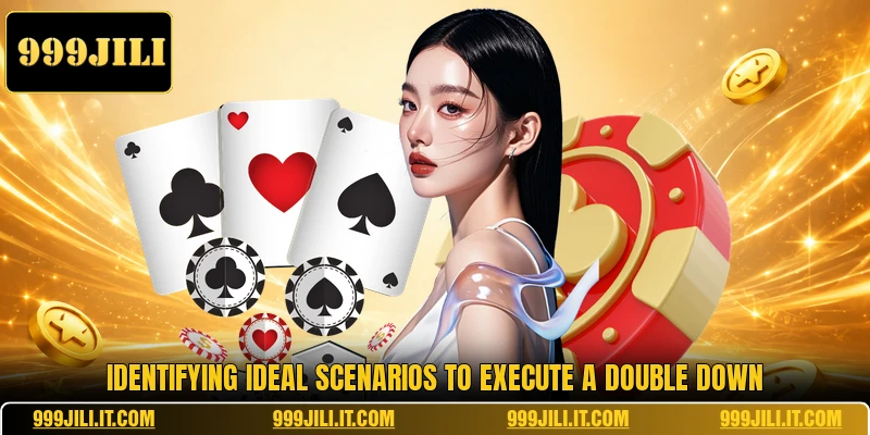 Identifying ideal scenarios to execute a double down