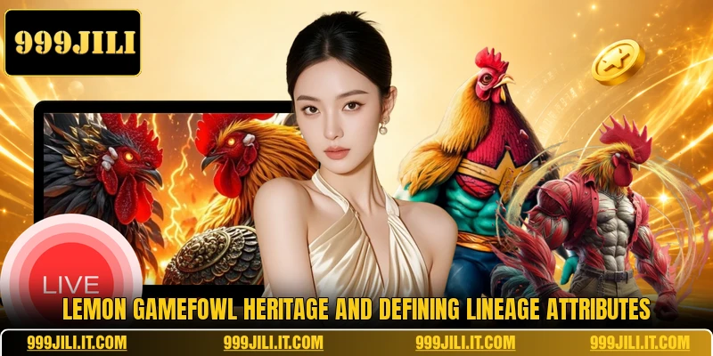 Lemon gamefowl heritage and defining lineage attributes