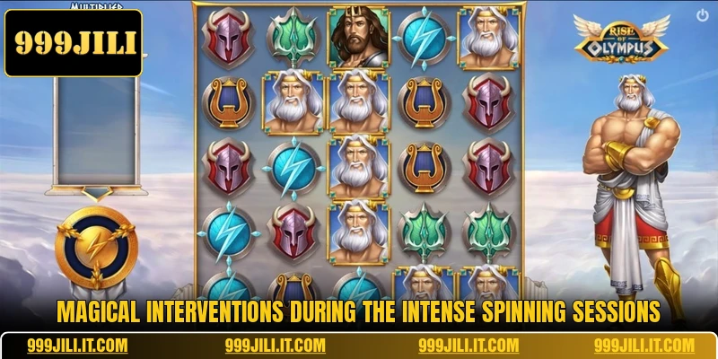 Magical interventions during the intense spinning sessions