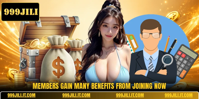 Members gain many benefits from joining now